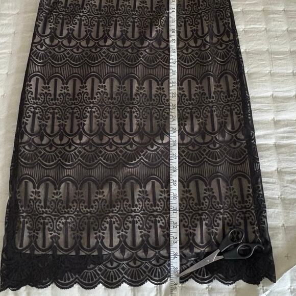 London Times 20's Style Halter Dress with Collar Women's 4 | Black | EUC - Picture 9 of 10